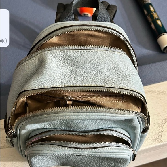 Coach Pebbled Leather Mini Court Backpack - Picture 13 of 13